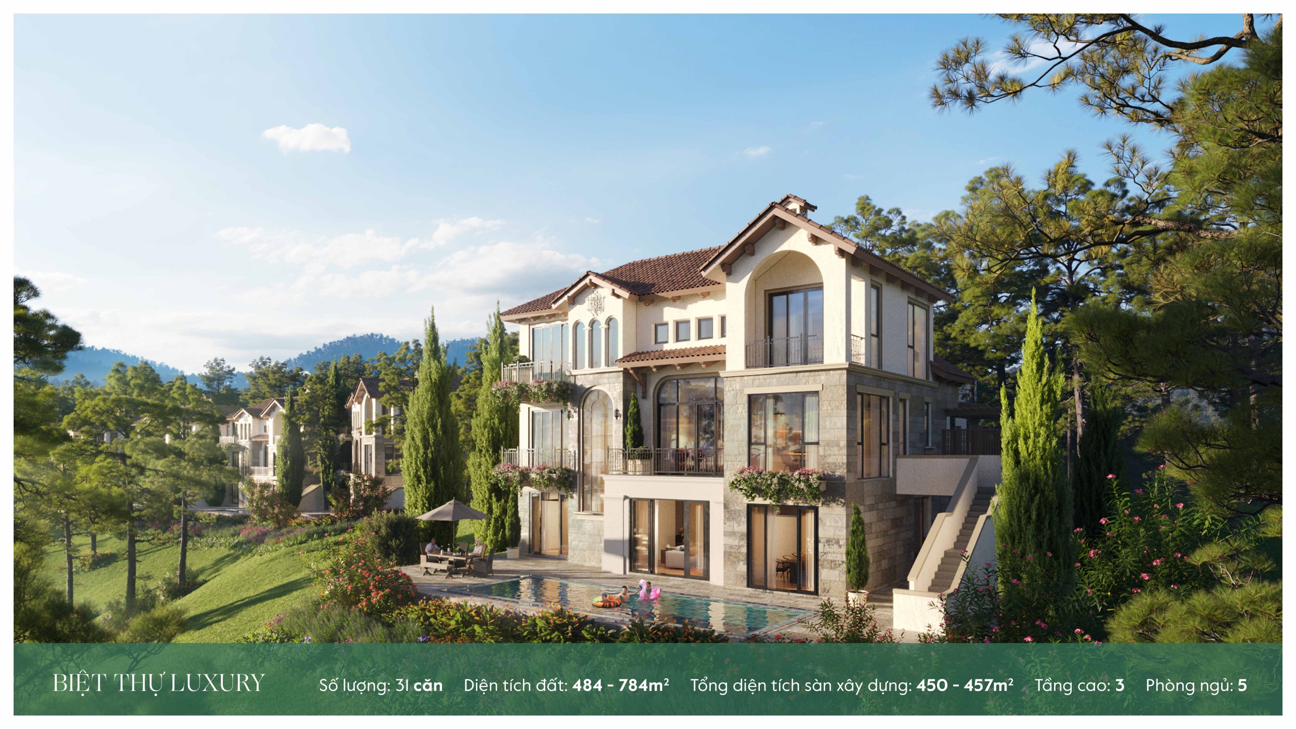 Biệt thự đơn lập luxury thanh xuan valley